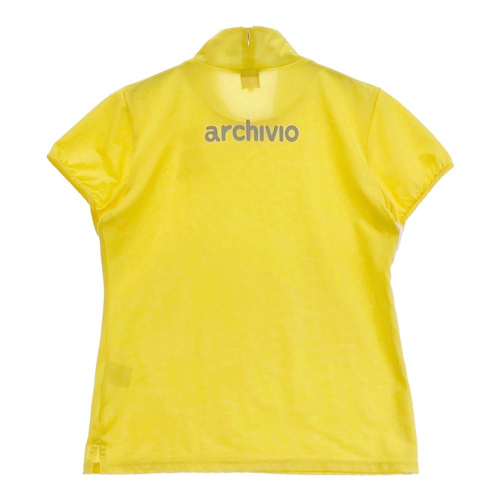 ARCHIVIO アルチビオ ハイネック 半袖Tシャツ イエロー系 38