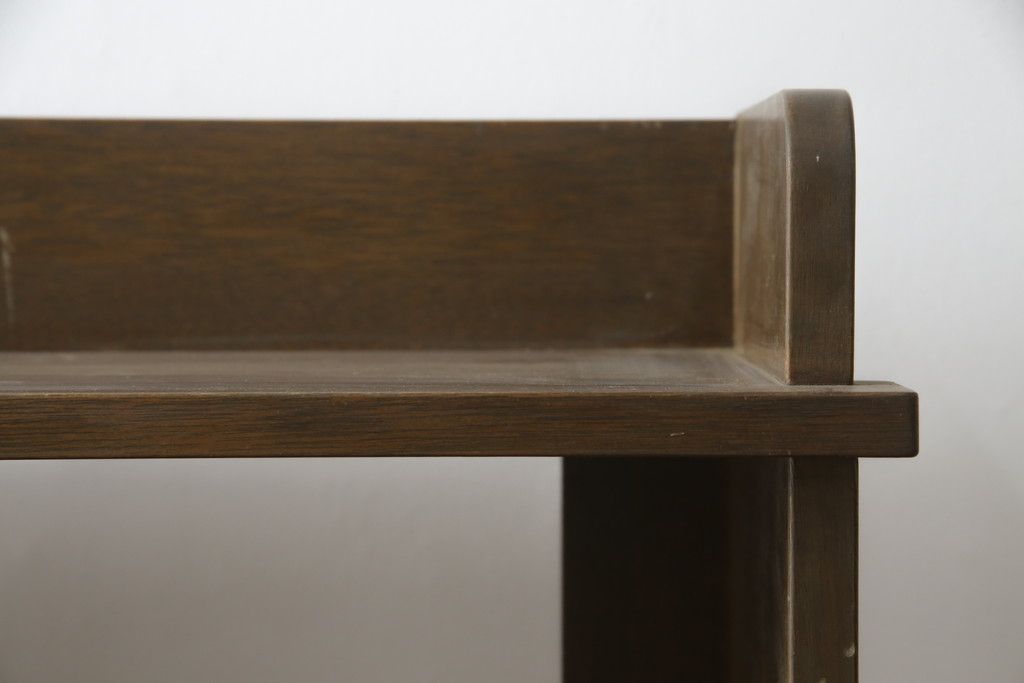 EZO 高級楢材 オーク 本棚 ガラスキャビネット 民芸家具 EZO ガラス