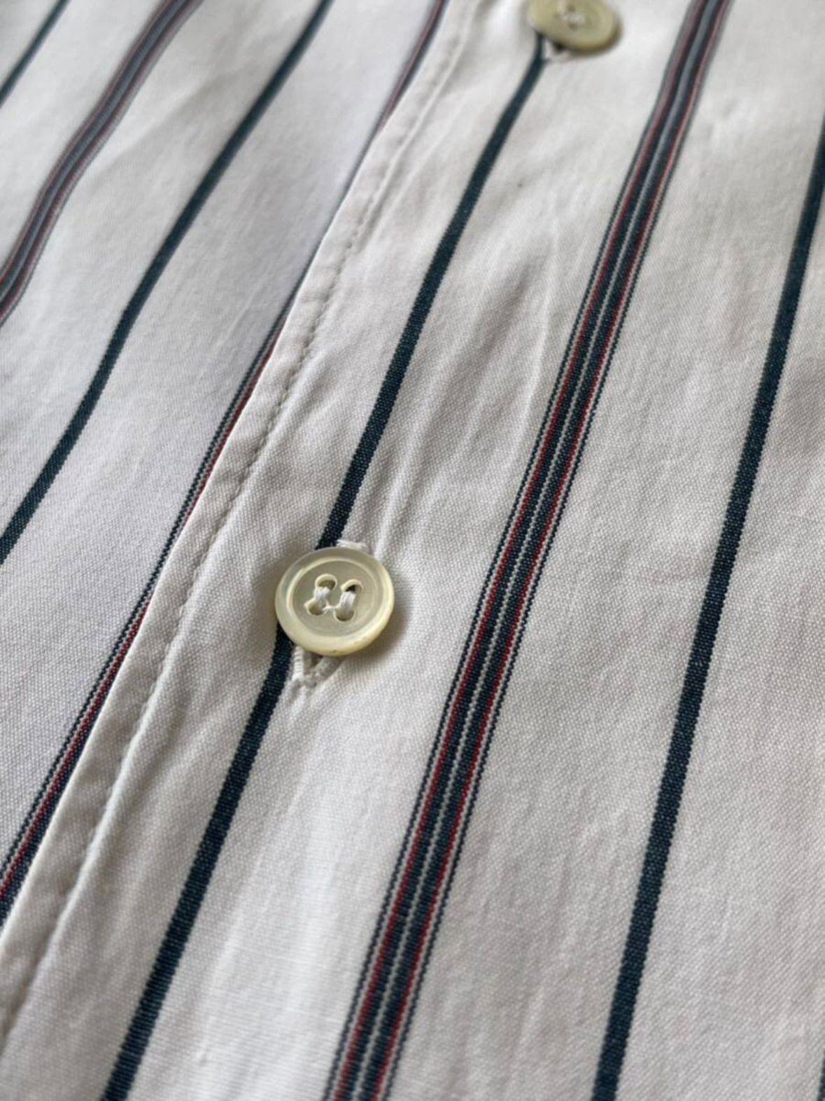 90s COMME des GARCONS HOMME オープンカラー シャツ / コットン 90s COMME des GARCONS HOMME オープンカラー シャツ / コットン