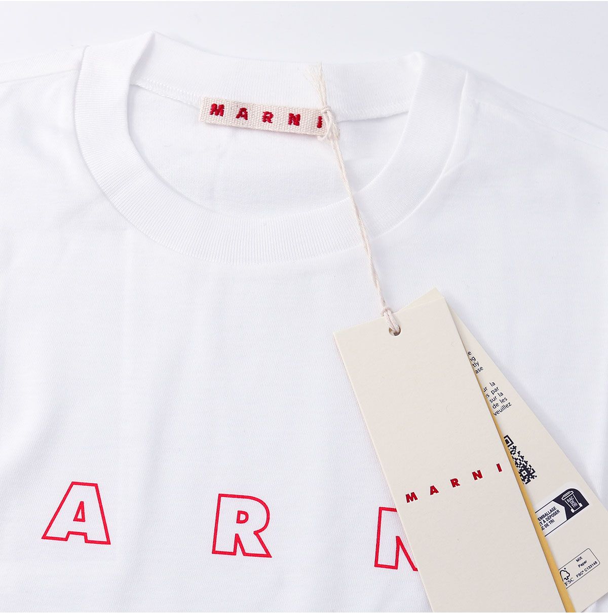 □MARNI KIDS マルニ キッズ 大人もOK ディスカウント ロゴTシャツ
