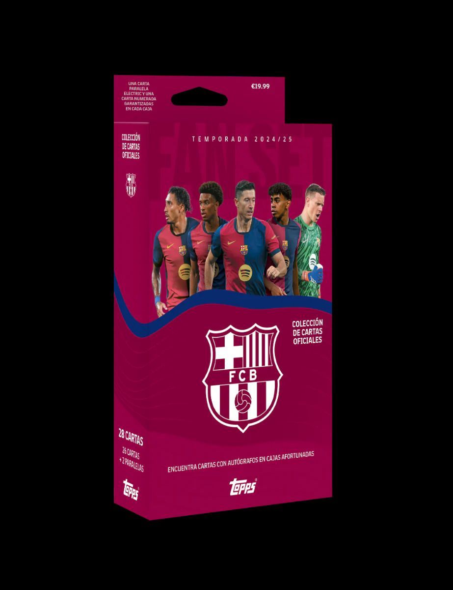 入荷 大 Topps FC Barcelona Fan Set 2025|25 バルセロナ ファンセット パラレル2枚確定 サインカード封入 性あり