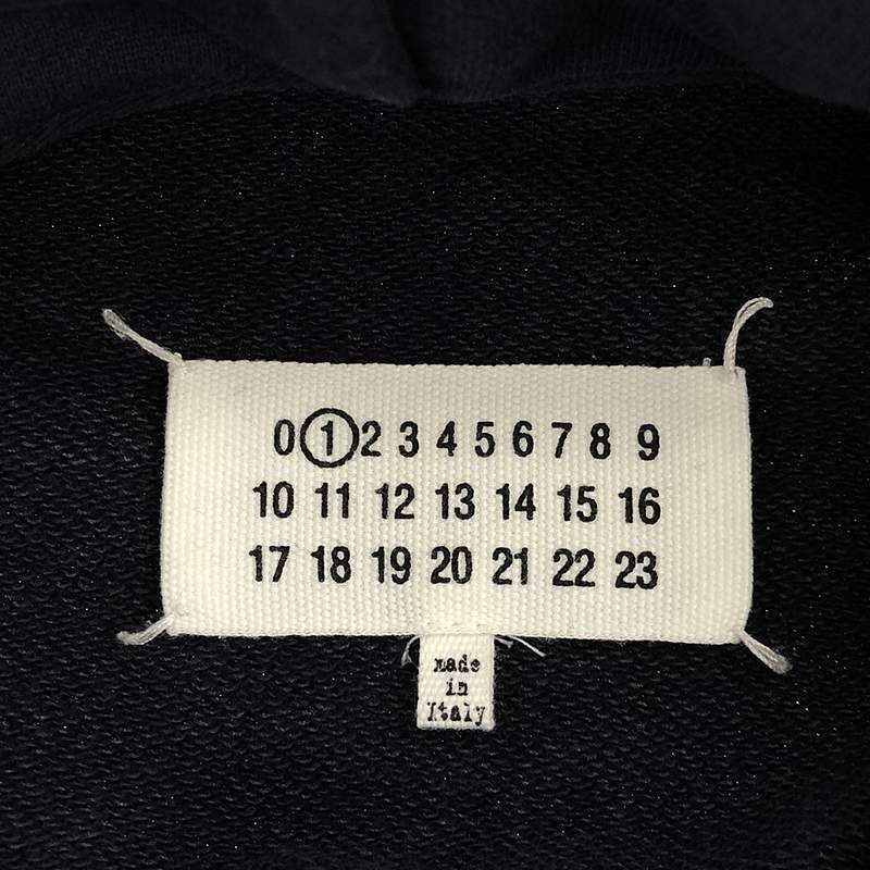 Maison Margiela / メゾンマルジェラ | 2021AW | AIDS フードプリント プルオーバーパーカー | S | ネイビー/ホワイト | レディース Maison Margiela / メゾンマルジェラ | 2021AW | AIDS フード