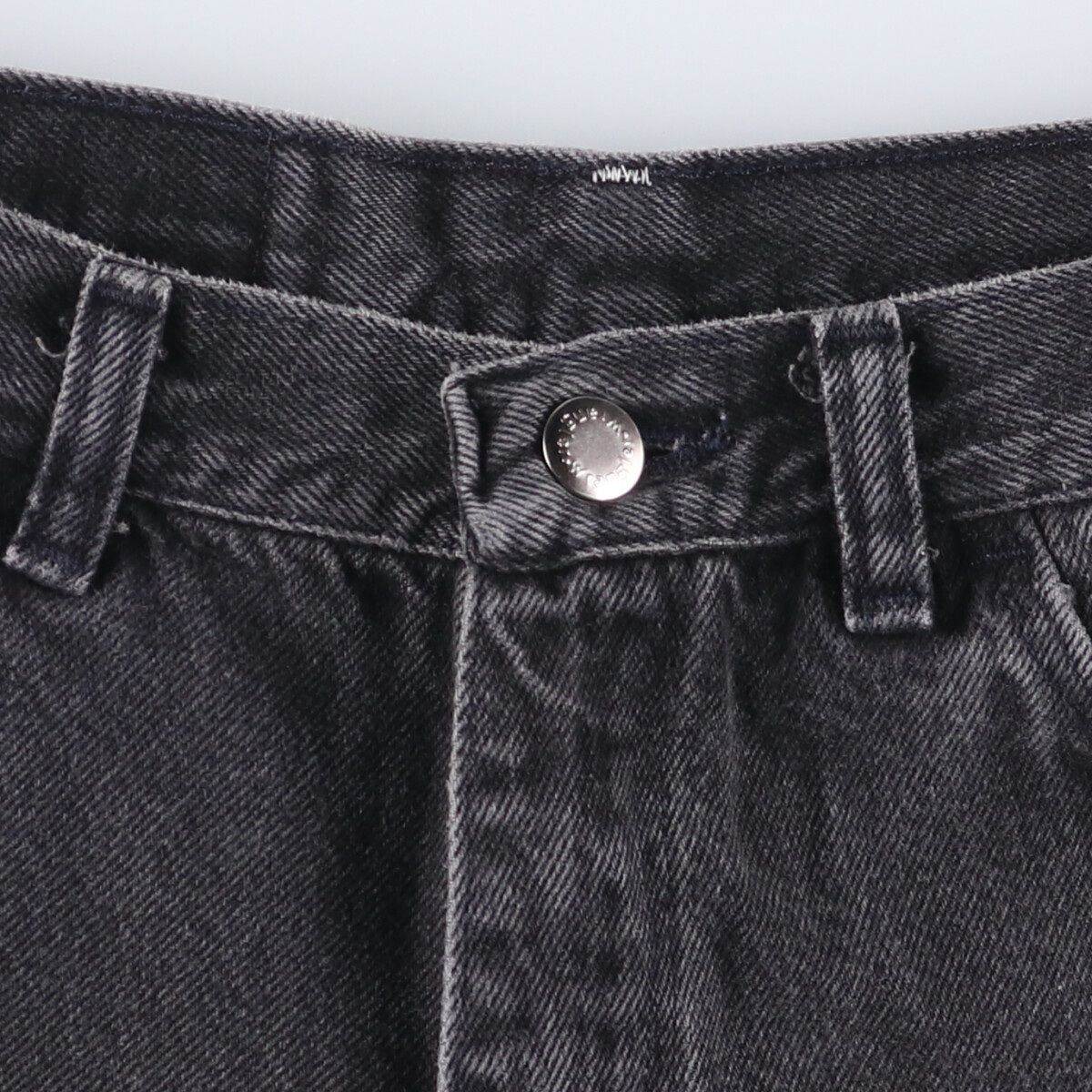 Wrangler ブラックデニムショーツ