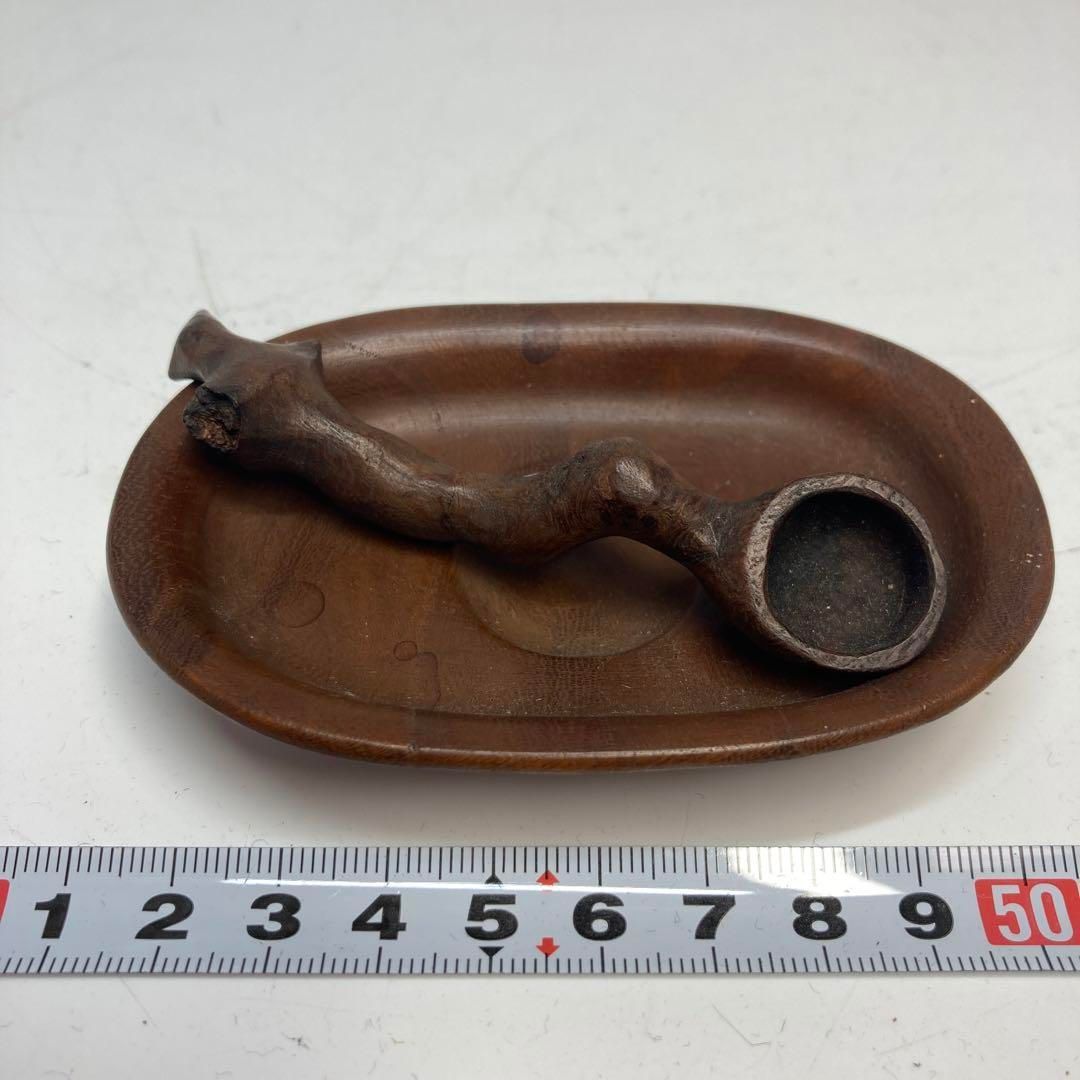 時代 木彫 煎茶器 タカチ 本さ5-0514