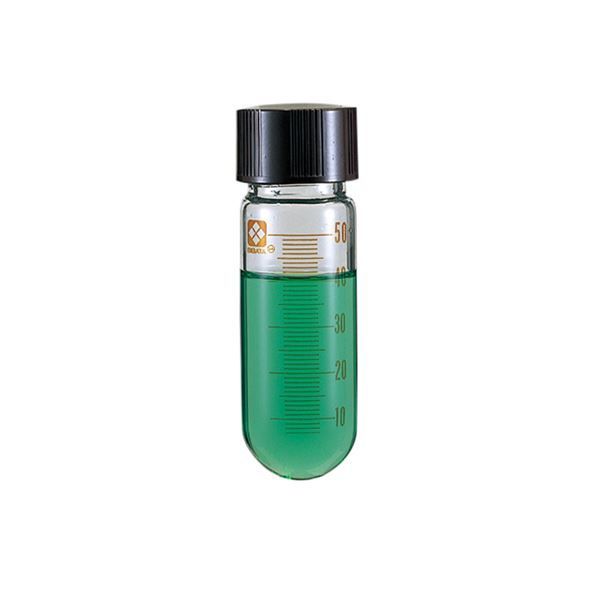 遠心沈殿管 丸底形 ねじ口 目盛付 50mL 010280-505A