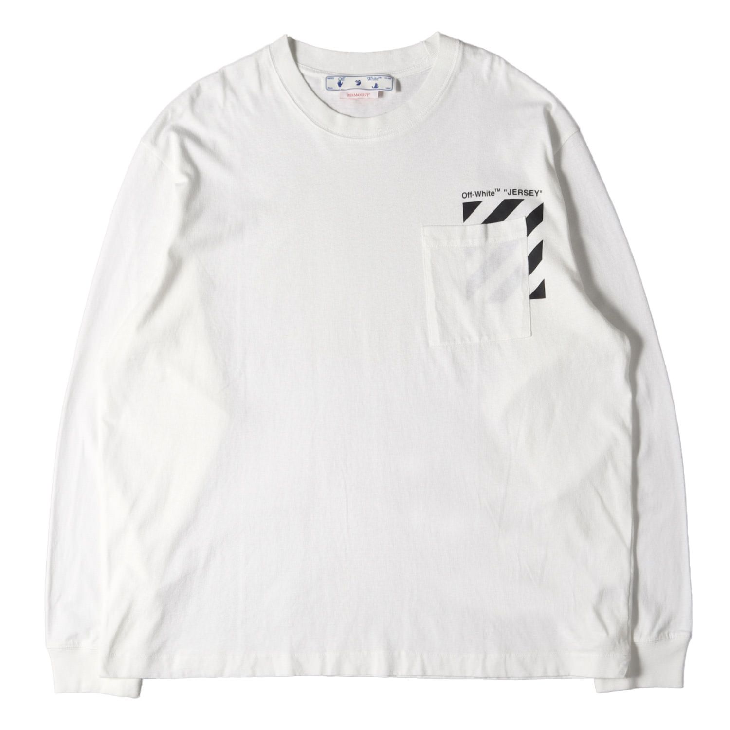 OFF-WHITE オフホワイト Tシャツ サイズ:XXL 22SS ロゴプリント ロング