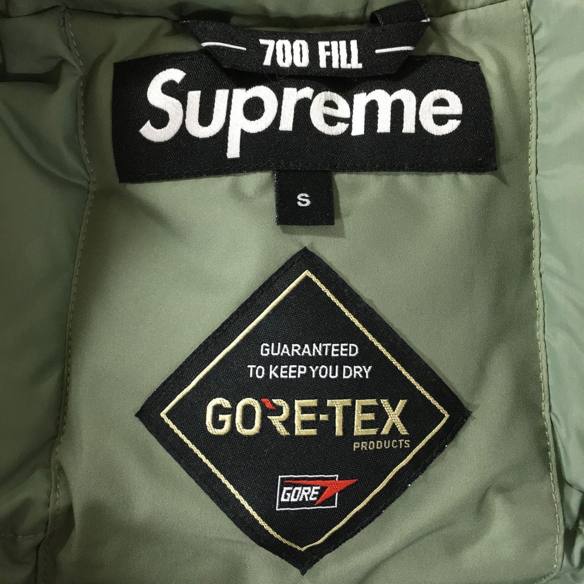 Supreme シュプリーム GORE-TEX 700-Fill Down Parka 20AW Light Olive