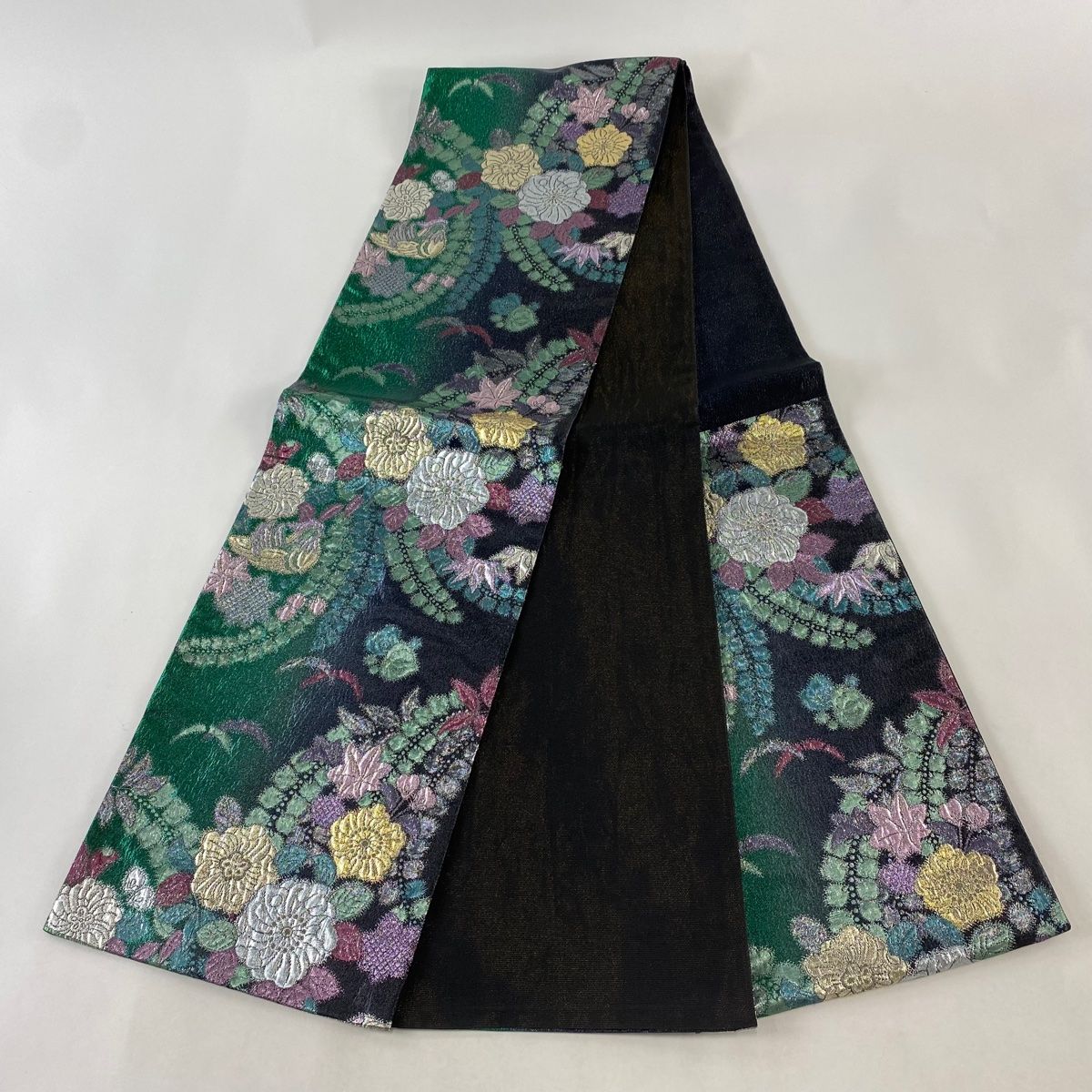 ①②①螺鈿鴛鴦辻が花六通袋帯正絹未使用美品