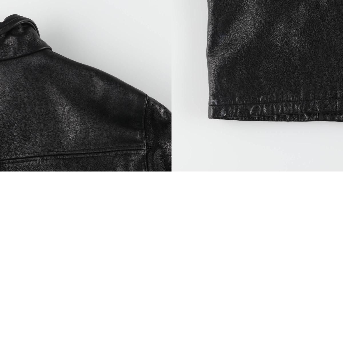 古着 DANIER 中綿入り レザーブルゾンタイプ メンズL相当/eaa528451  