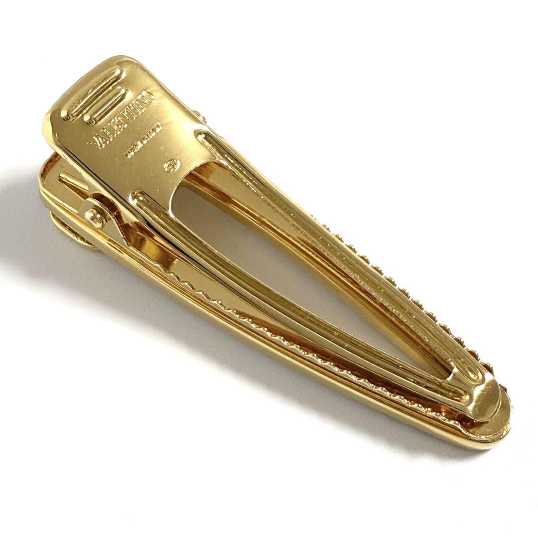 1個のみ ヴァレンティノ Vロゴシグネチャー ヘアクリップ ヘアピン バレッタ