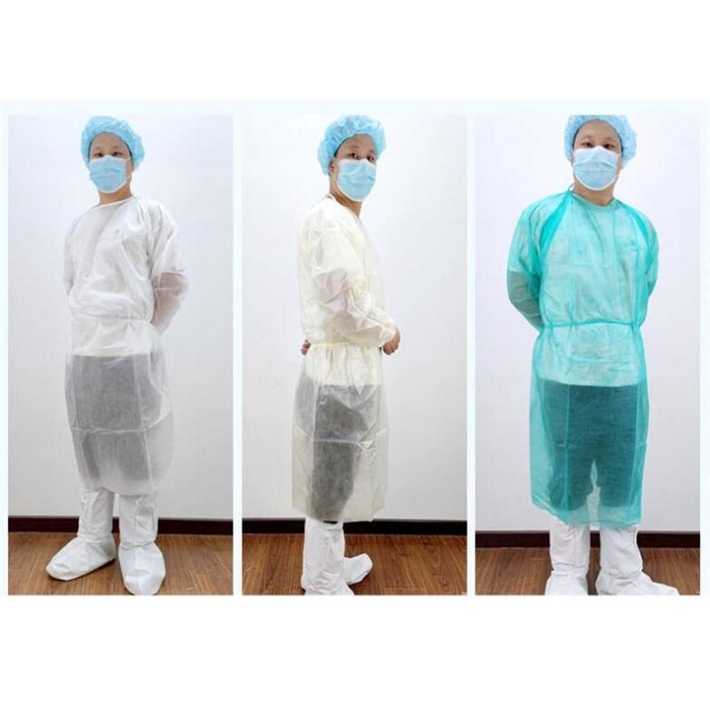 大好評 100枚入り 防護服 保護ガウン アイソレーションガウン カラー