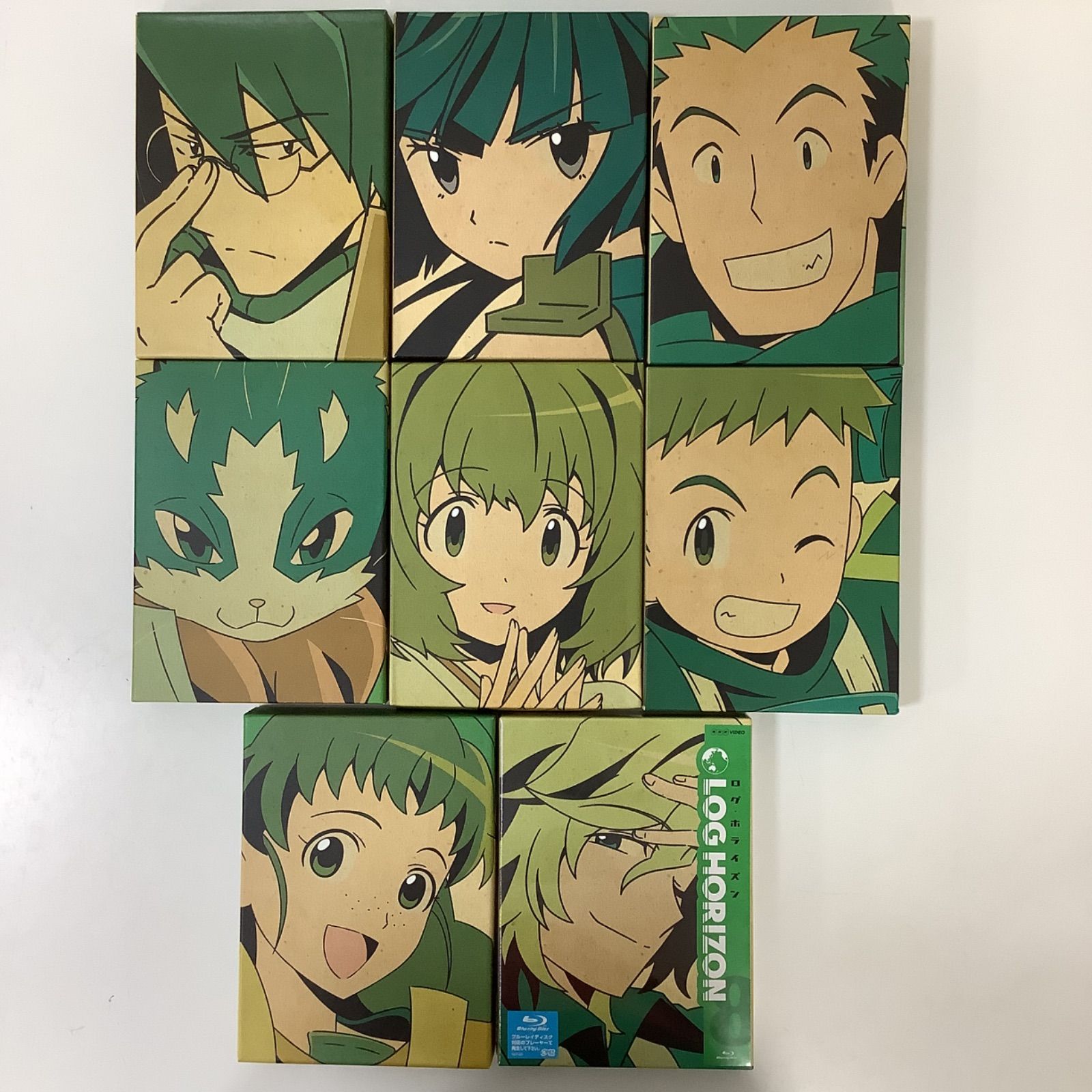 ログ ホライズン 1～8 全8巻セット 初回版 特典付き Blu-ray ブルーレイ い250921-2