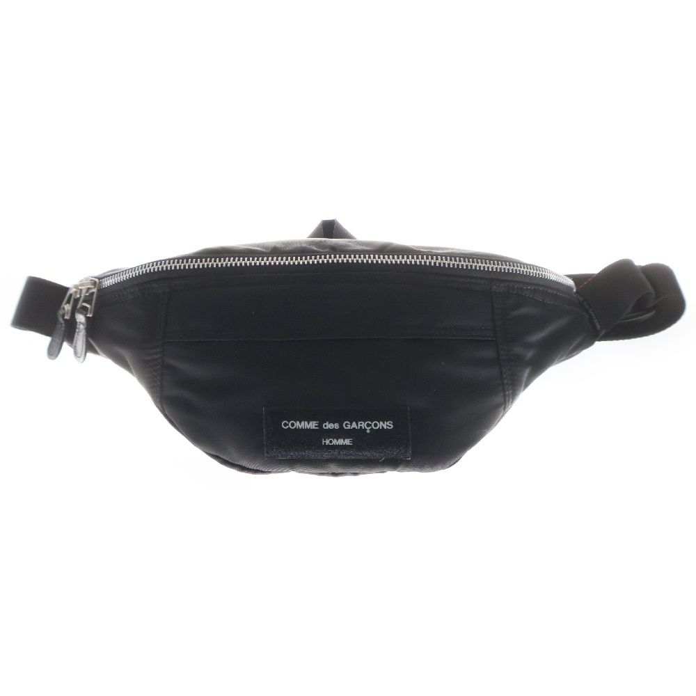 COMME des GARCONS HOMME コムデギャルソンオム 23SS NYLON TWILL BODY BAG HK-K202 ナイロンツイル ボディバッグ ウエストバッグ ブラック
