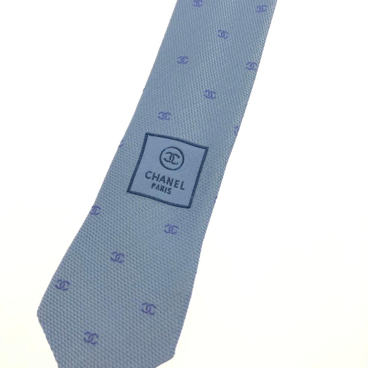 CHANEL シャネル ナロータイ ココマーク/シルク/ネクタイ シルク100