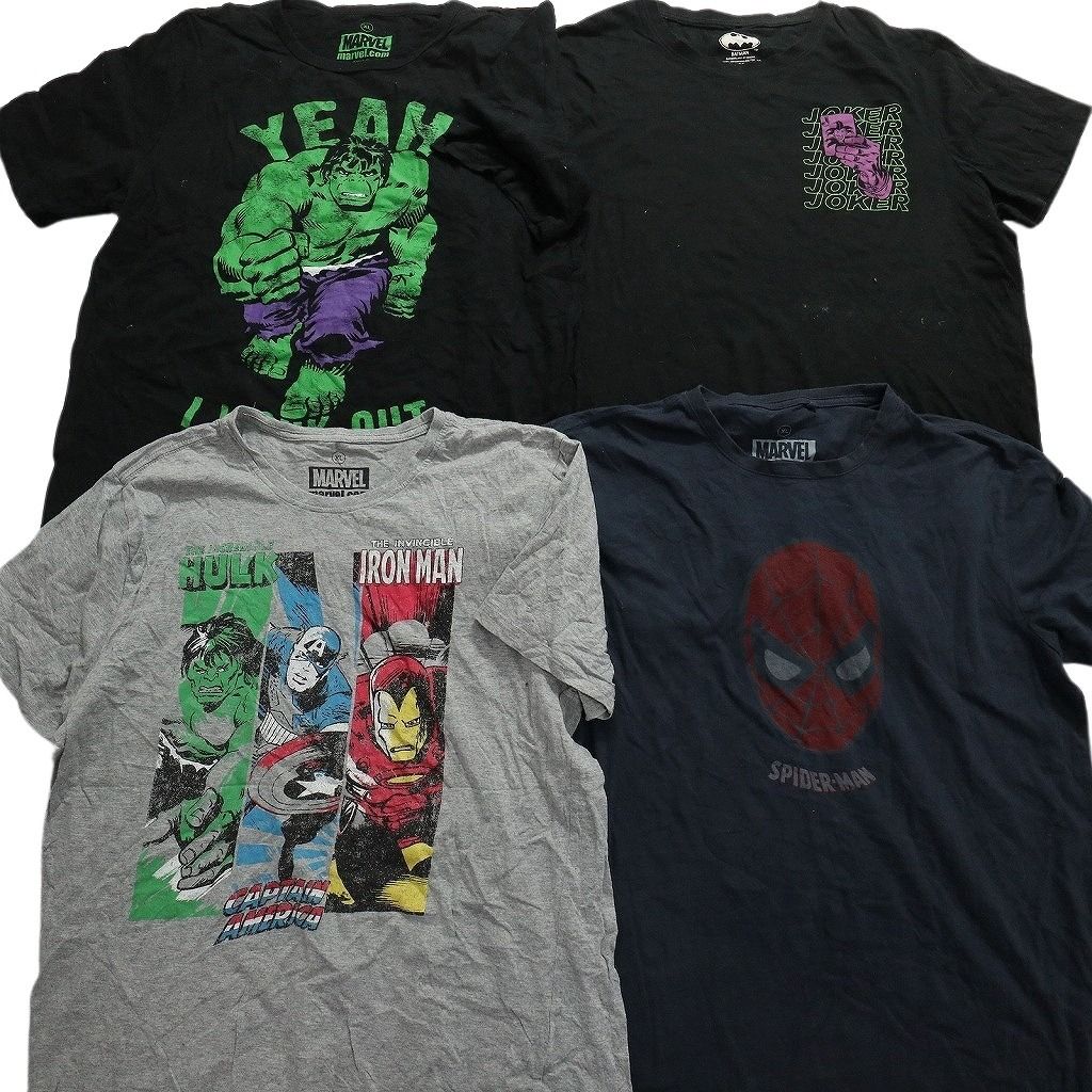 マーベル　DC まとめうり 古着卸 まとめ売り マーベル DCコミック 半袖Tシャツ 16枚セット