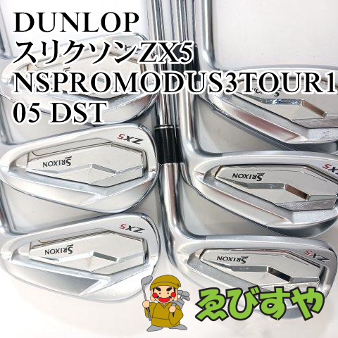 入間■【中古】 アイアンセット ダンロップ スリクソンZX5 6本(5-9 P) NSPROMODUS3TOUR105 DST S 24[3665]