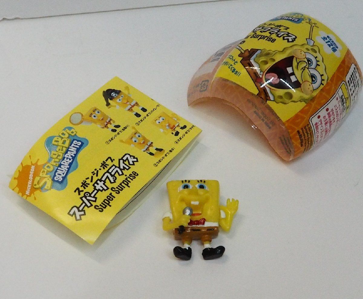 スポンジ・ボブ スーパーサプライズ【マイク】Sponge Bob SQUARE PANTSガシャポン フィギュア 人形□オーガニック【新品】送料込 -  メルカリ