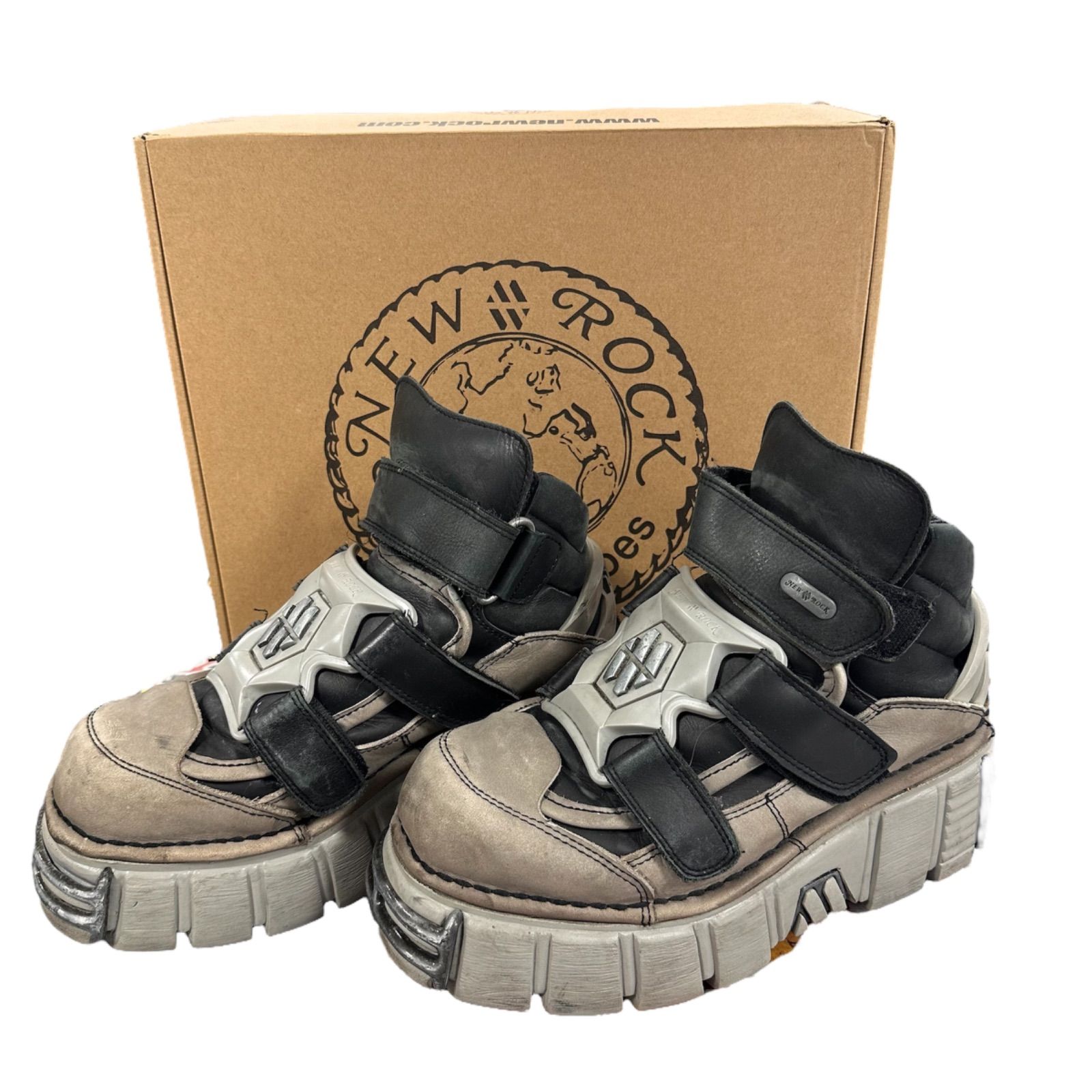 78】NEW ROCK M-285-S30 サイズ42 M-285-S30 ニューロック 厚底 78】NEW ROCK M-285-S30 サイズ42 M-285-S30 ニューロック 厚底