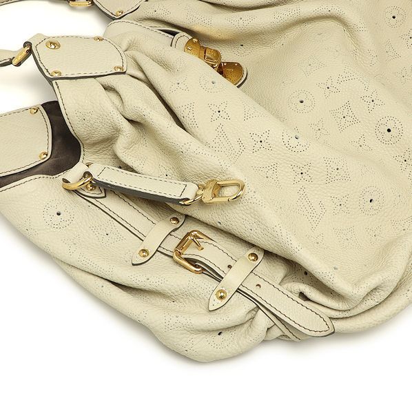 美品 ルイヴィトン マヒナ XL M93059 ラン ハンドバッグ 直営店購入品 