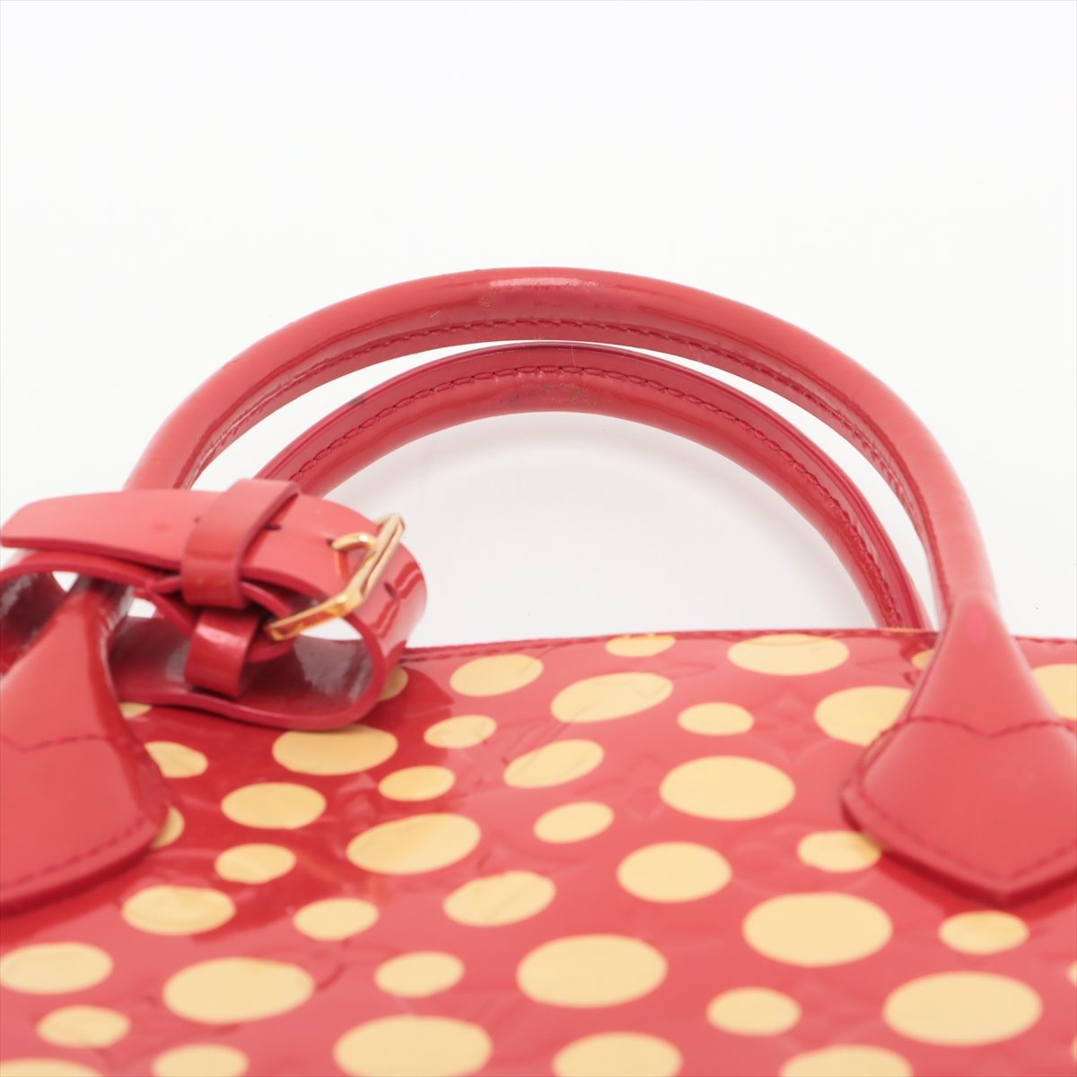 【美品】ルイヴィトン ヴェルニ ロックイット ハンドバッグ ドット 草間彌生 LOUIS VUITTON ルイ・ヴィトン × 草間彌生 12年 ヴェルニドット