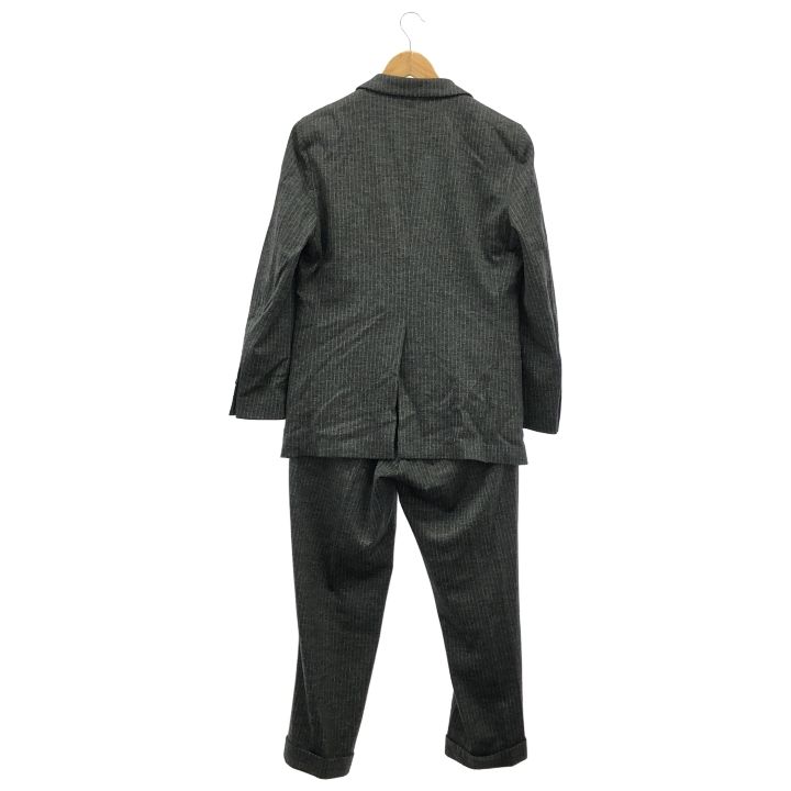 EDIFICE エディフィス 17010320201130 17030320200730 WOOL JERSEY ストライプスーツ メンズ グレー 46 48