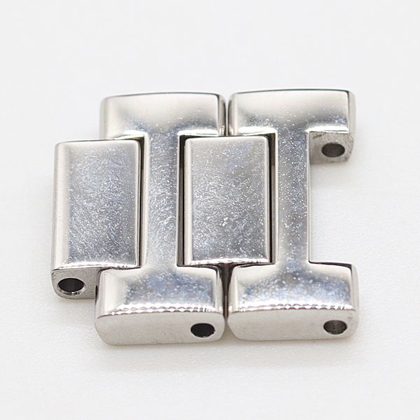 良品 グッチ 純正コマ 2コマ シルバーカラー 14mm用 レディース