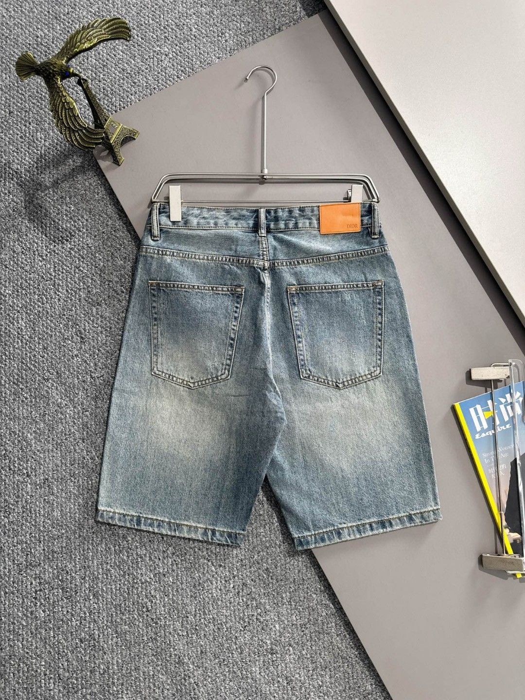 【DIOR】デニムショートパンツ ブルー デニム Dior(ディオール) ショートパンツ(レディース) - 海外