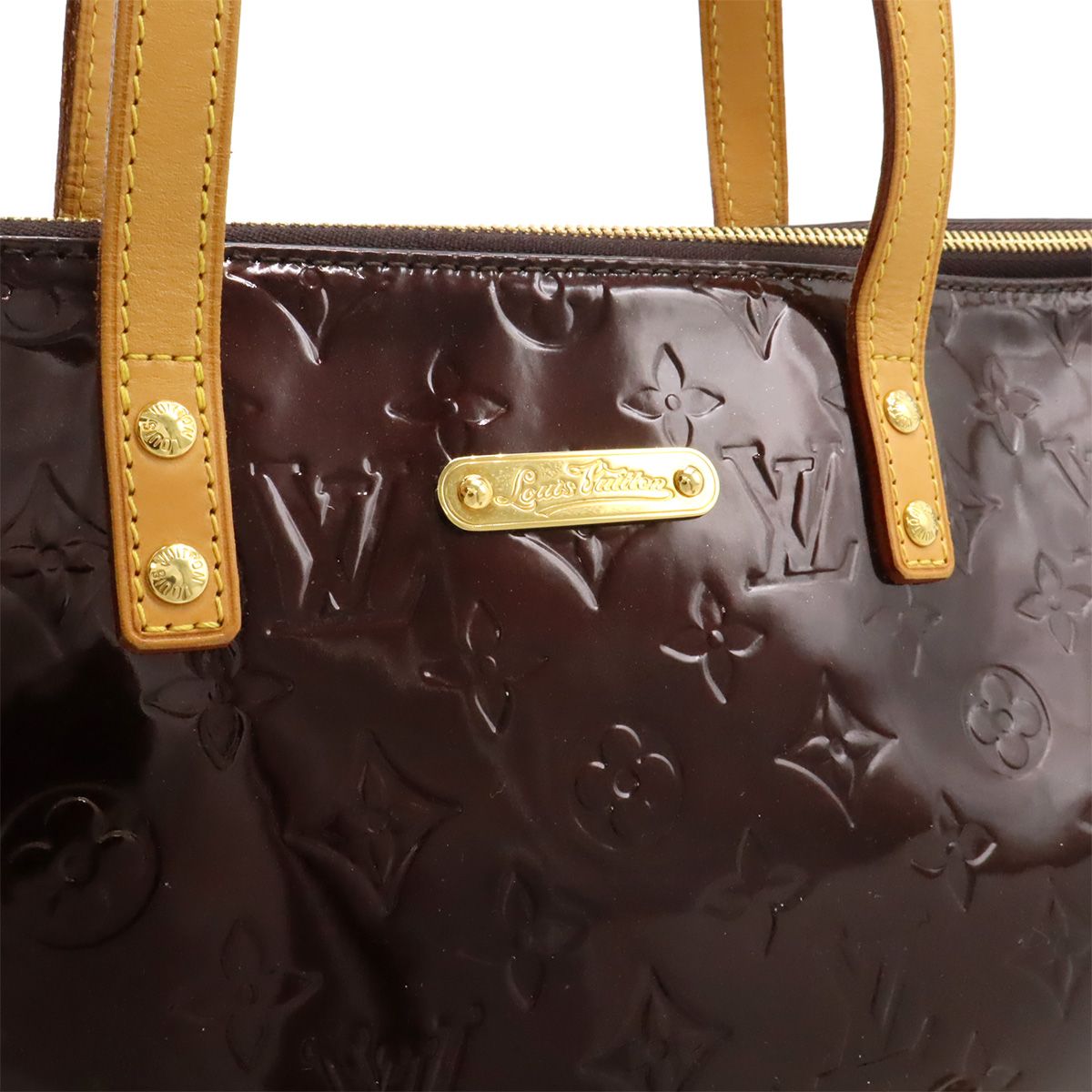 【美品】ルイヴィトン ベルヴューGM ショルダートートバッグ アマラント LOUIS VUITTON ルイ ヴィトン ヴェルニ ベルヴューGM トート