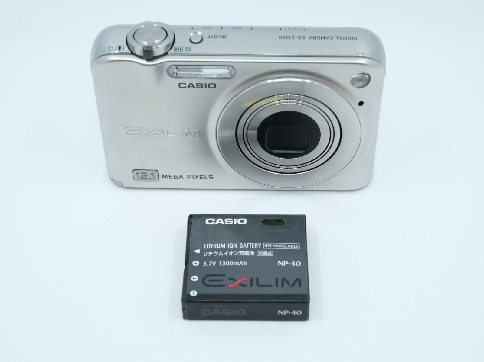CASIO カシオ EXILIM EX-Z1200 シルバー コンデジ #8746 - メルカリ