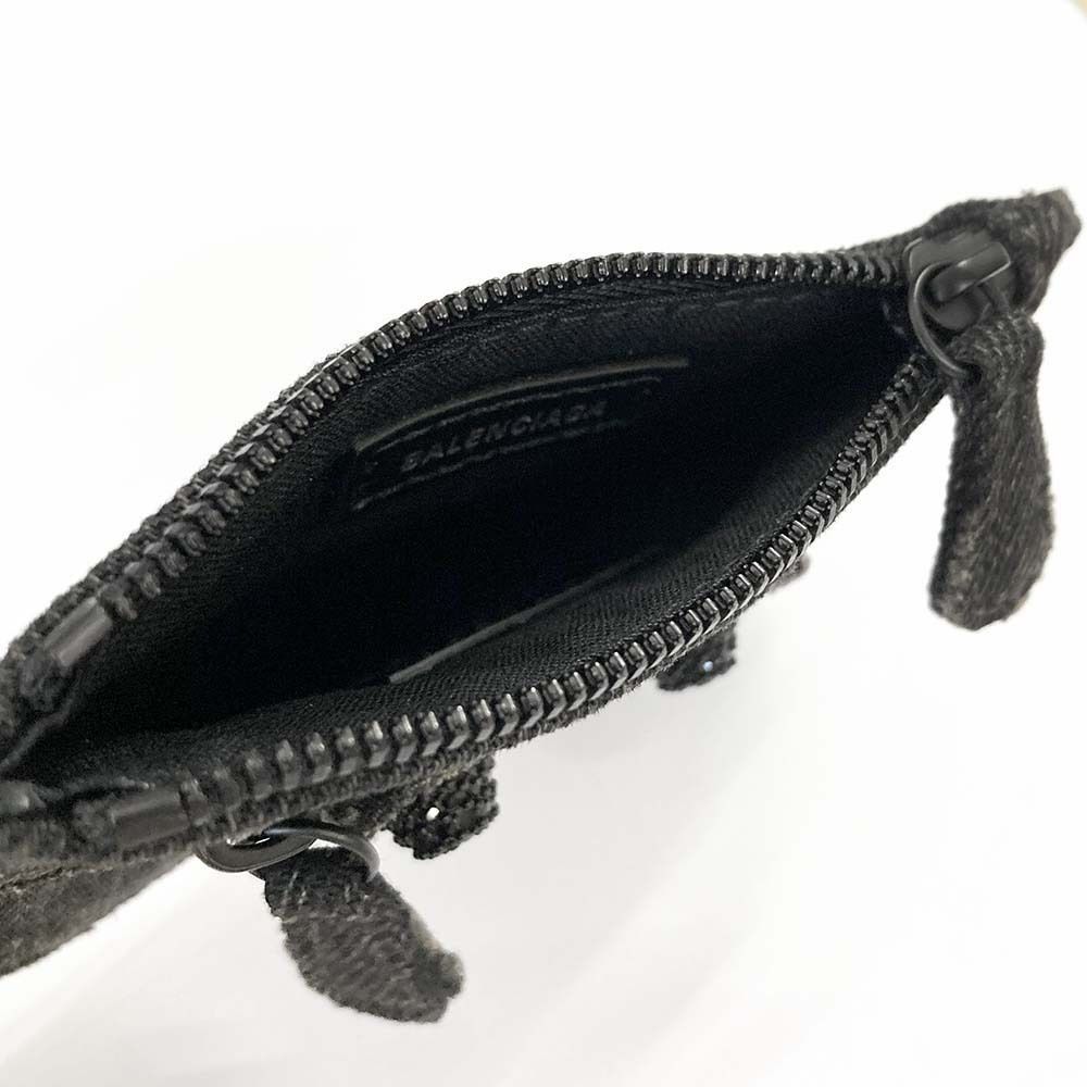 新品 BALENCIAGA バレンシアガ 776769 2AAB9 1000 コインケース 小物 