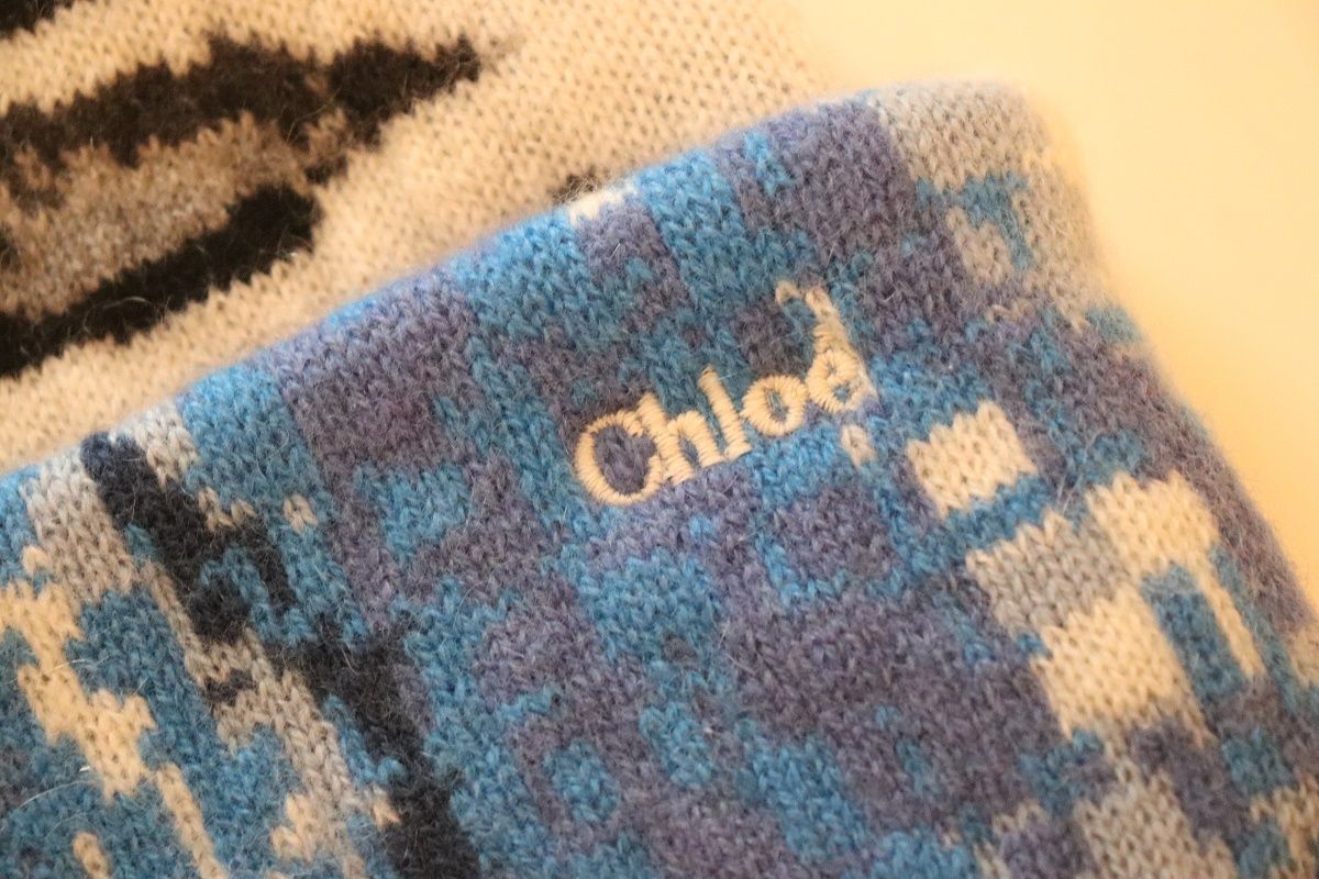 Chloe クロエ 新品カシミヤ100%ニット帽67100円イタリア製