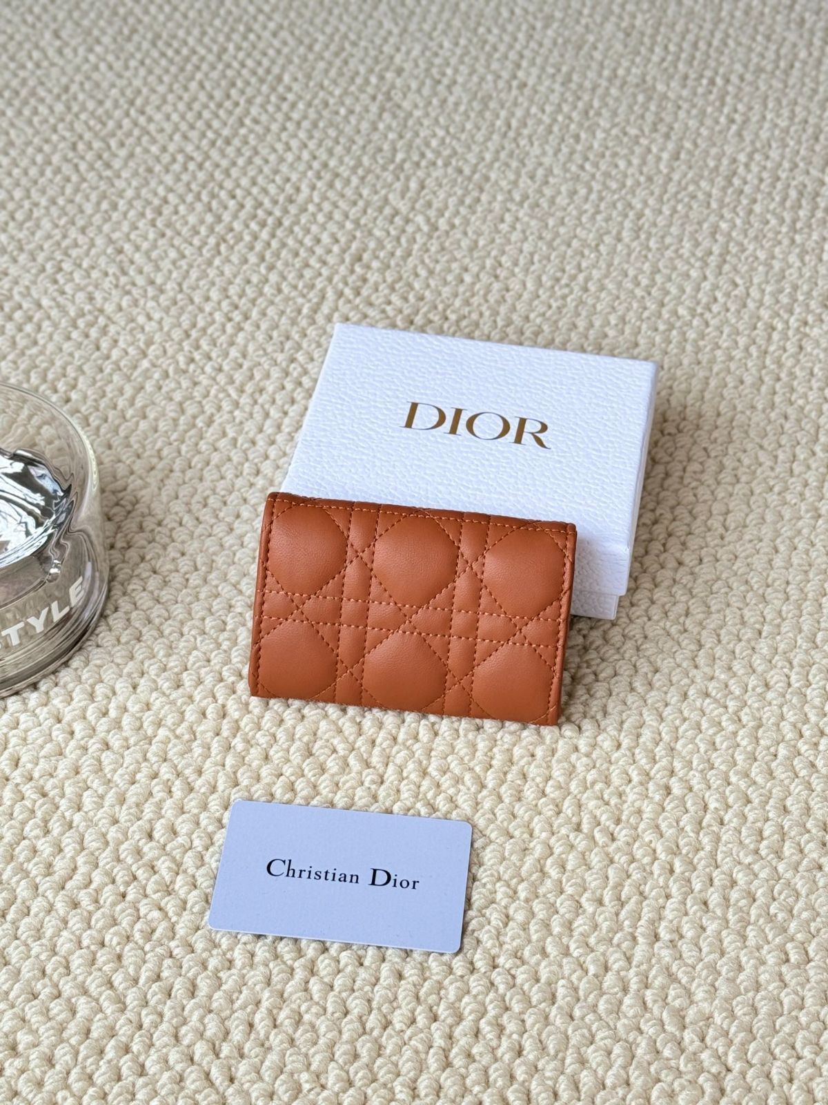 今日特価】My Dior Glycine ウォレット, ラズベリーピンク, 藤の
