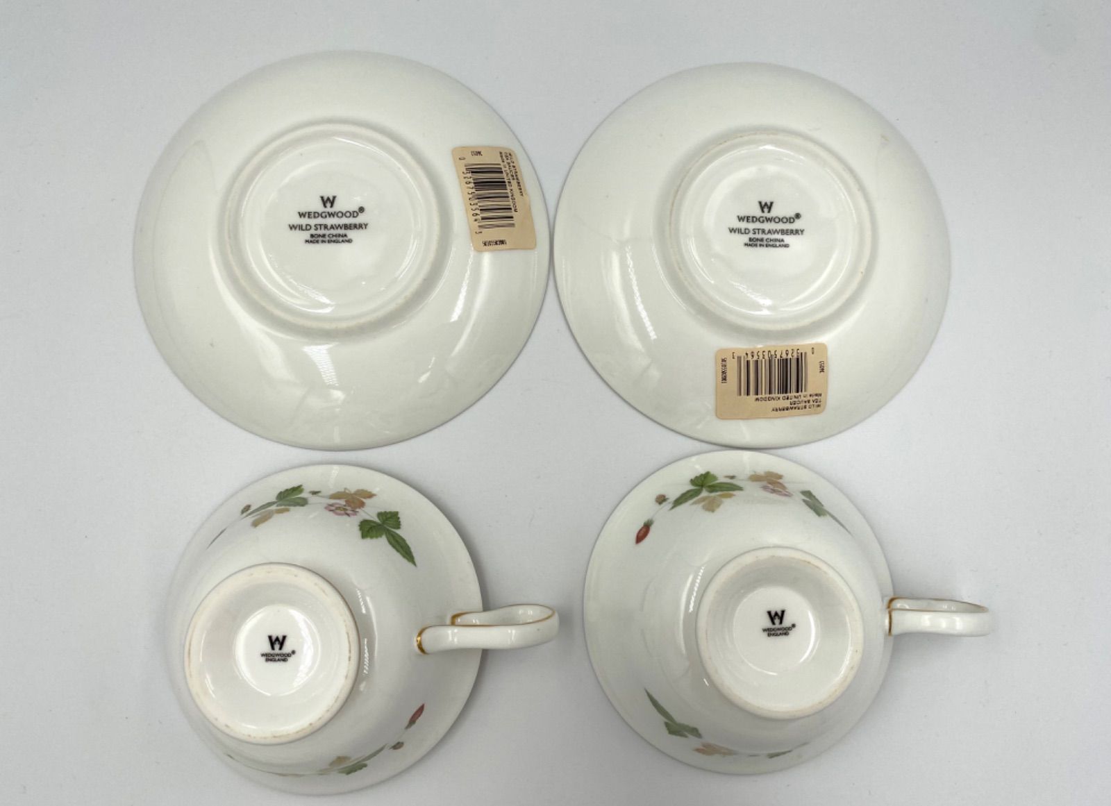 注文 ウェッジウッド ワイルドストロベリー カップ&ソーサー&プレート