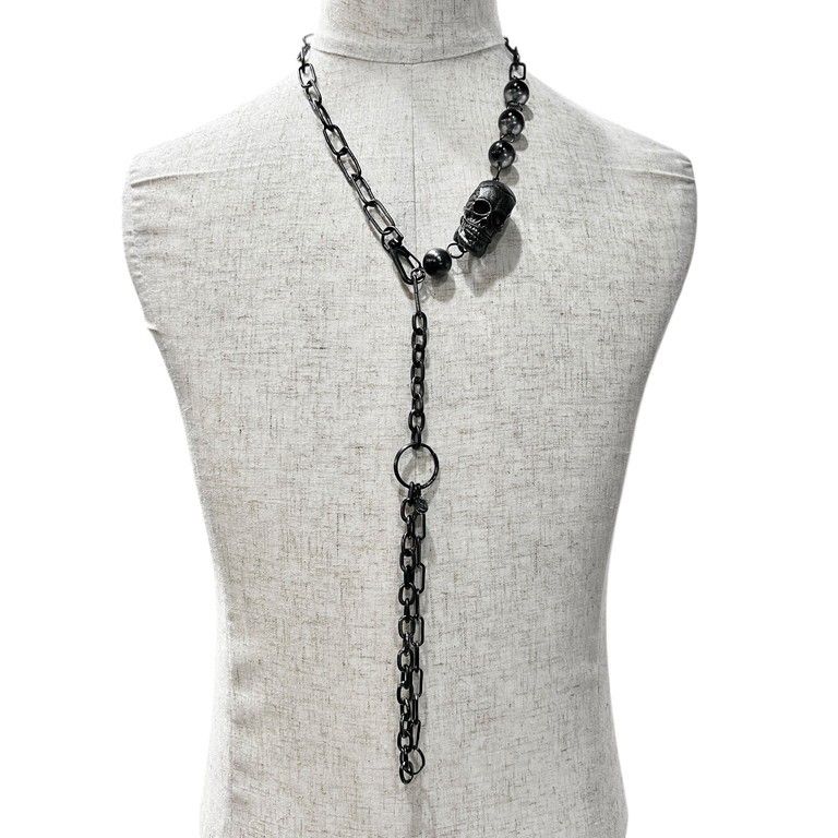 ☆1点物☆ジャンポールゴルチエ☆ボールチェーンスカルネックレス Jean