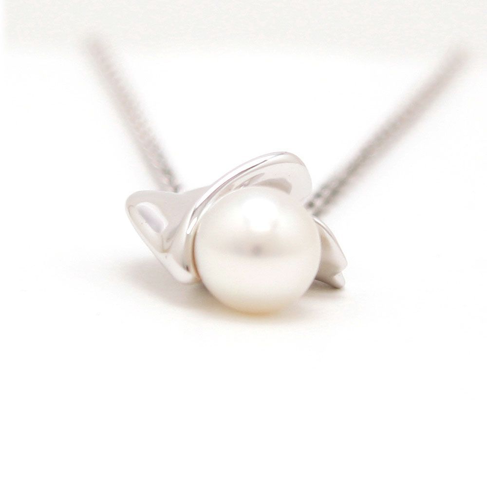 中古美品】MIKIMOTO ミキモト ネックレス パール シルバー