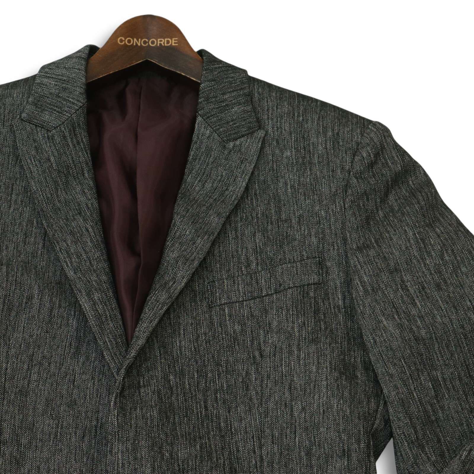 美品☆ SCHLUSSEL シュリセル 秋冬 ウール☆ ロング ジャケット 
