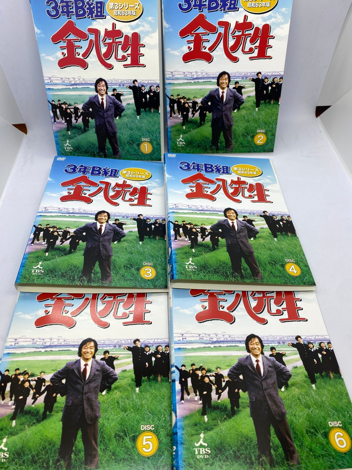 金八先生 第3シリーズ 全6巻（5巻映像不良あり） DVD レンタル