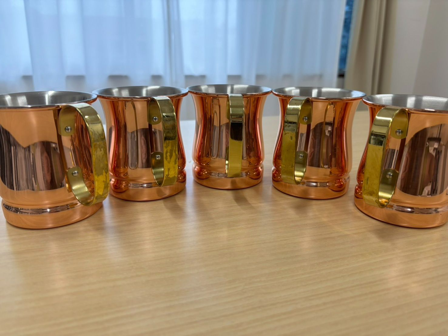 K-11 銅製マグカップ タンブラー 5個セット K-11 銅製マグカップ タンブラー 5個セット