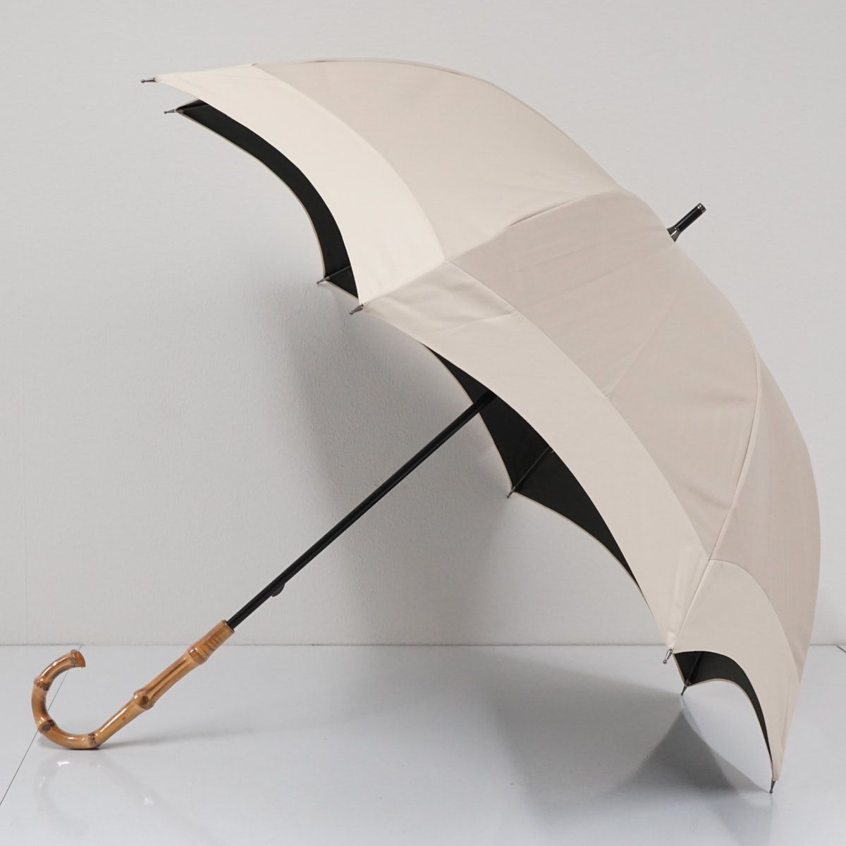 完全遮光日傘 芦屋ロサブラン USED超美品 ミドルサイズ コンビアーチ