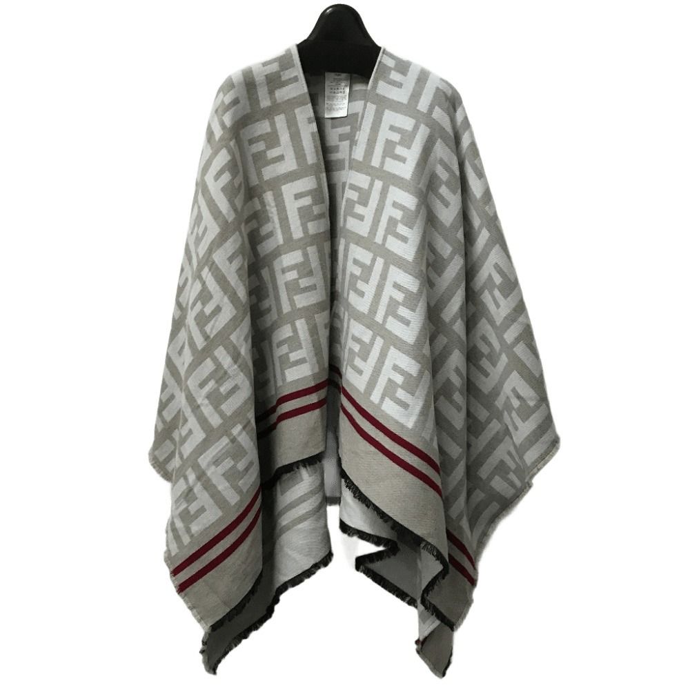 ☆FENDI (フェンディ）☆ FFロゴ ウール シルク ポンチョ 楽天市場】【7/23-18時～20,000円OFFクーポン対象】FENDI