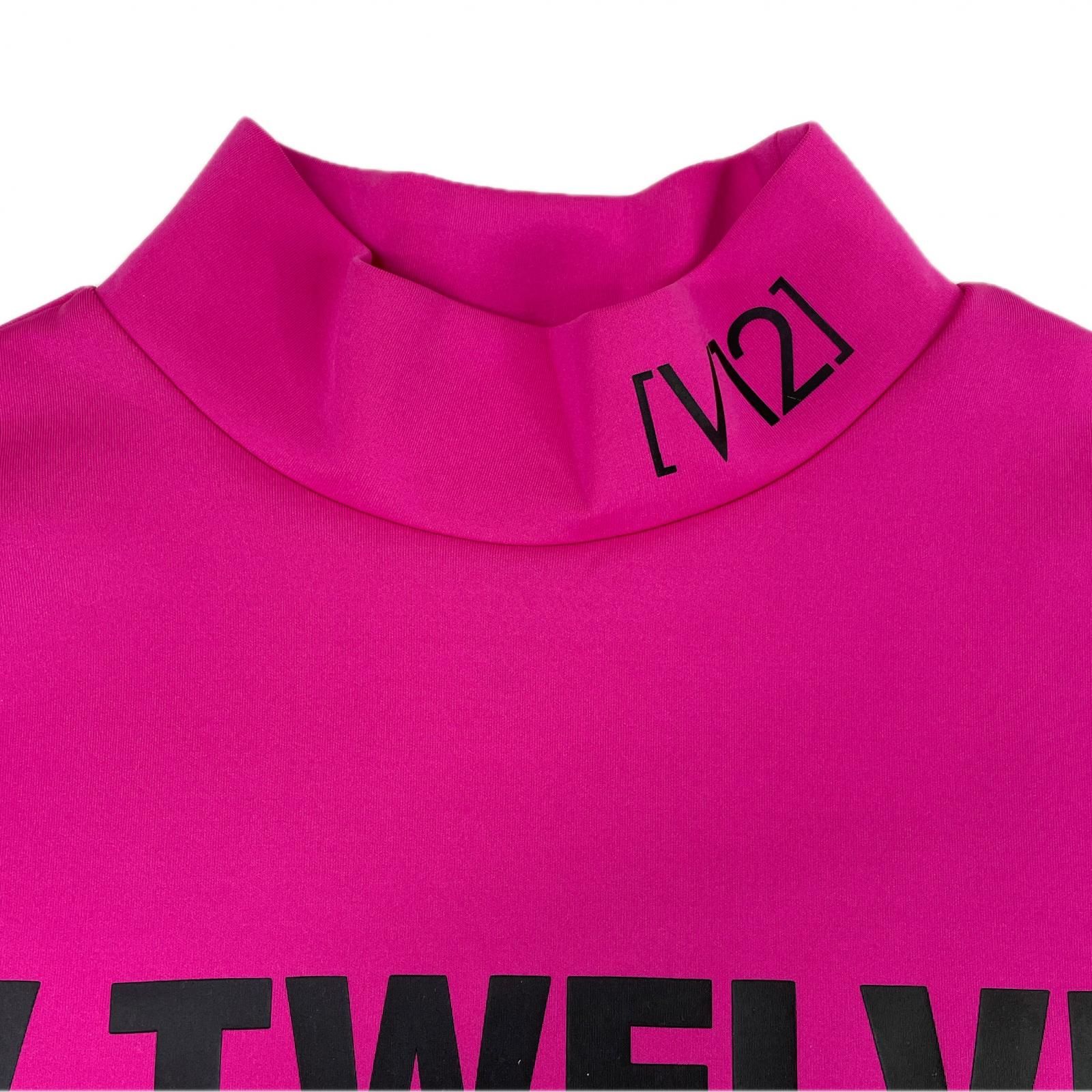 未使用品 メンズ ヴィ・トゥエルヴ V12 長袖シャツ L ピンク