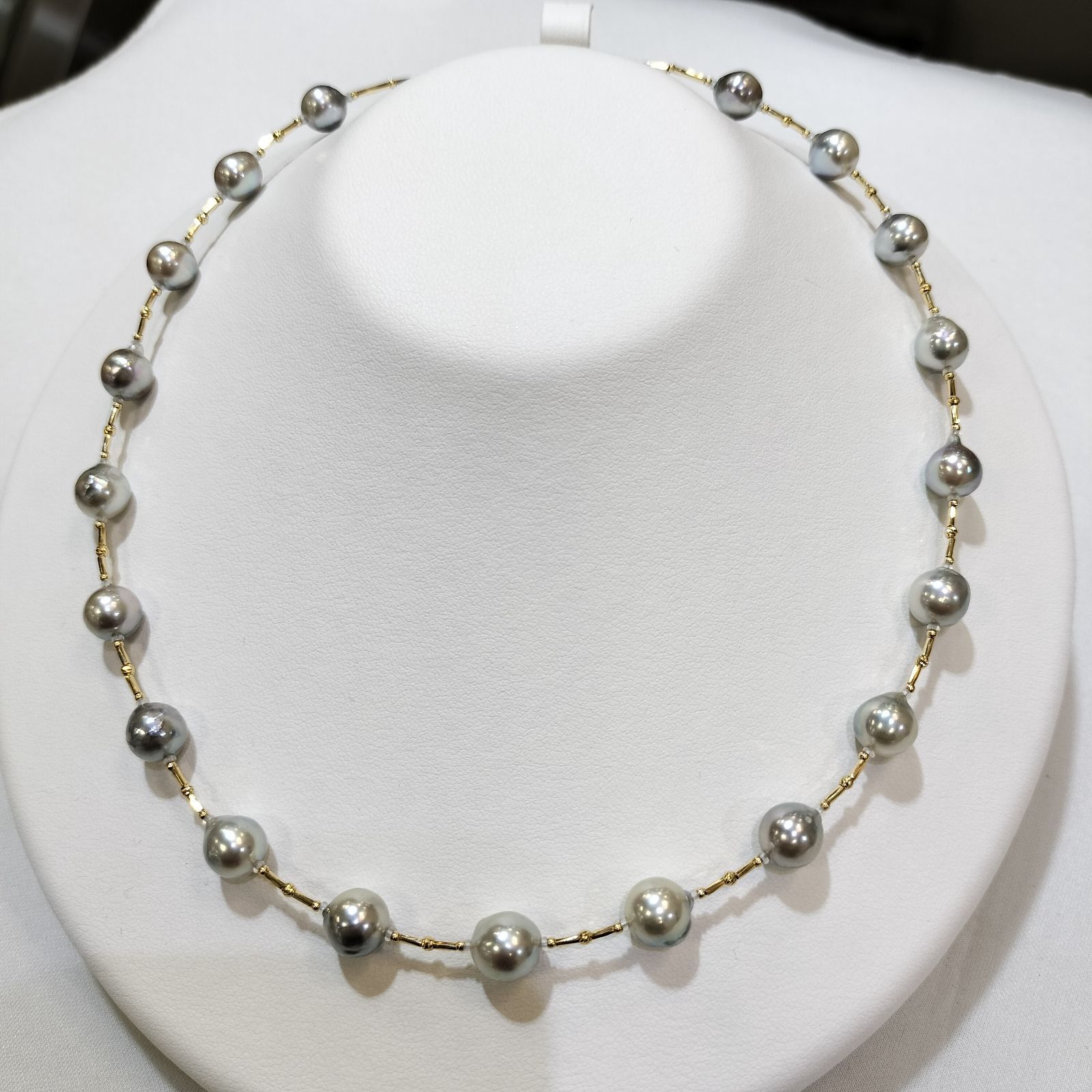 7.5mmアコヤ真珠マルチカラーネックレス | Moon Label - 大月真珠