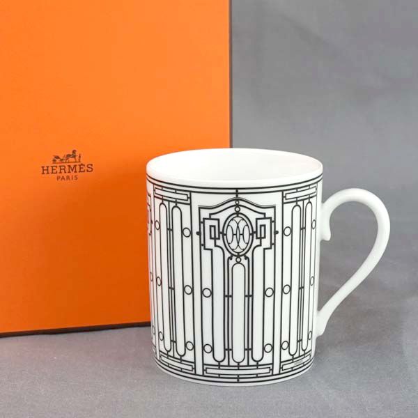 エルメス HERMES マグカップ 37031P H Deco アッシュ デコ マグ herm-037031-1p