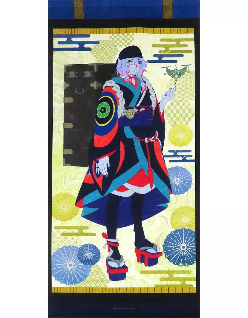 劇場版 モノノ怪 Webくじ 特大タペストリー 薬売り 坤 ラストWIN賞 中古】タペストリー 薬売り 特大タペストリー 「WEBくじ 劇場版