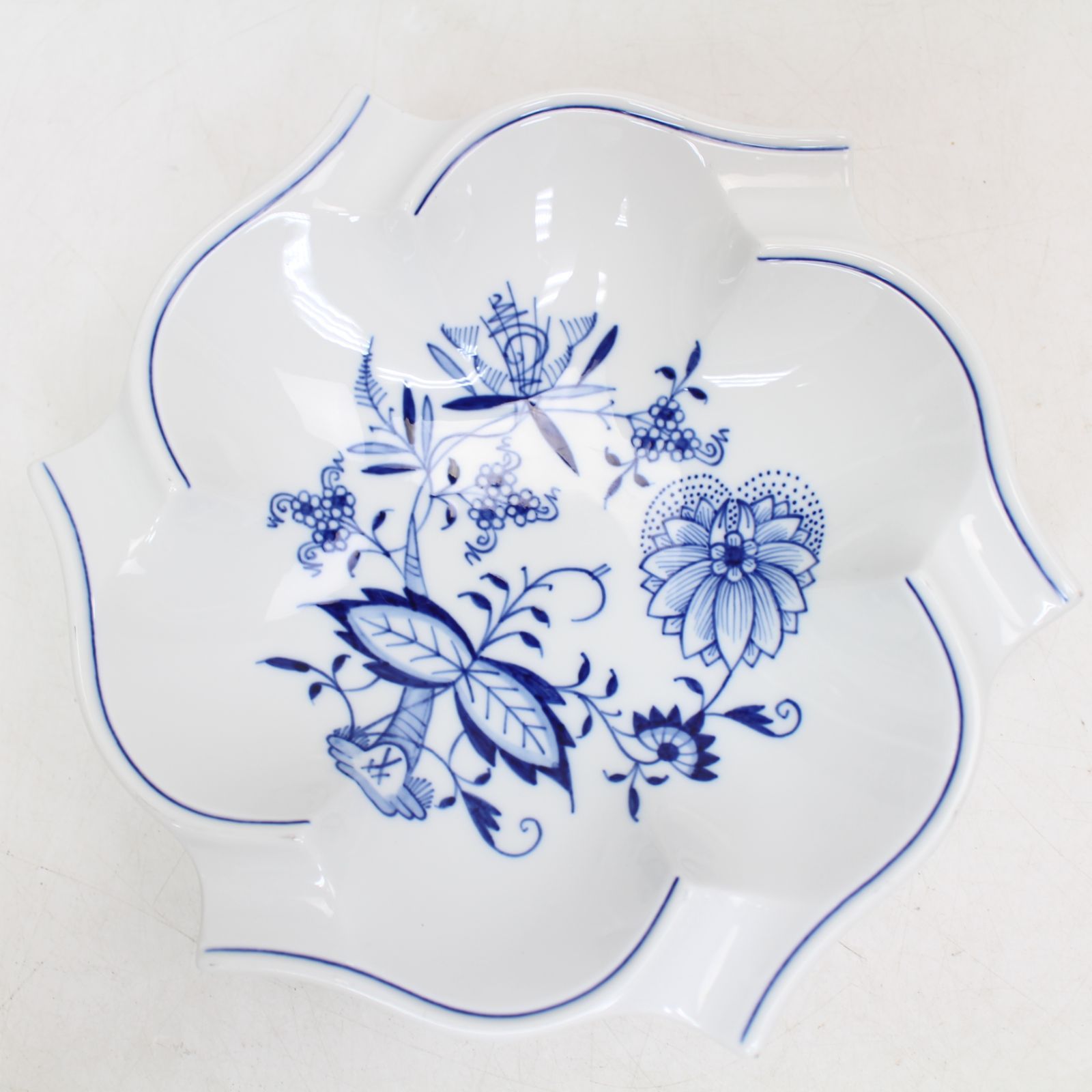 671)Meissen マイセン ブルーオニオン ASHTRAY 灰皿 小物入れ