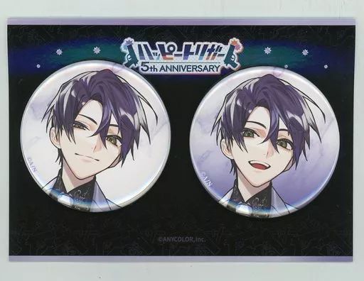 中古】バッジ・ピンズ 剣持刀也 缶バッジセット 「バーチャル