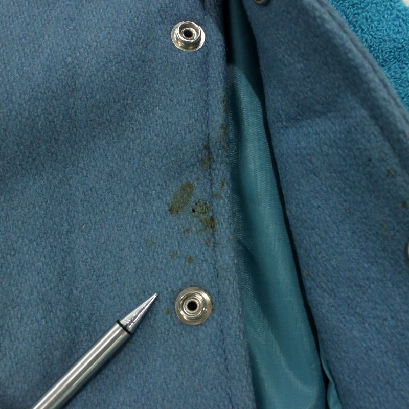 70s USA製 vintage Hatchers レザー切り替え スタジャン メンズ 表記M