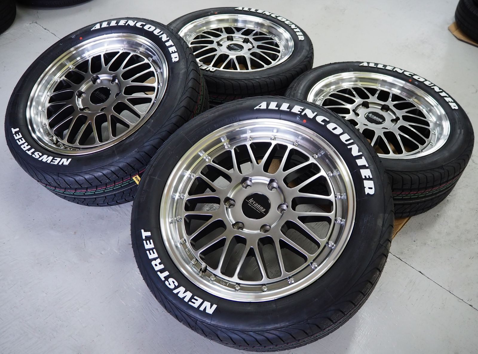 新品 ツライチ 逆ゾリ 深リム DCR 225/45R18 ハイエース 200系