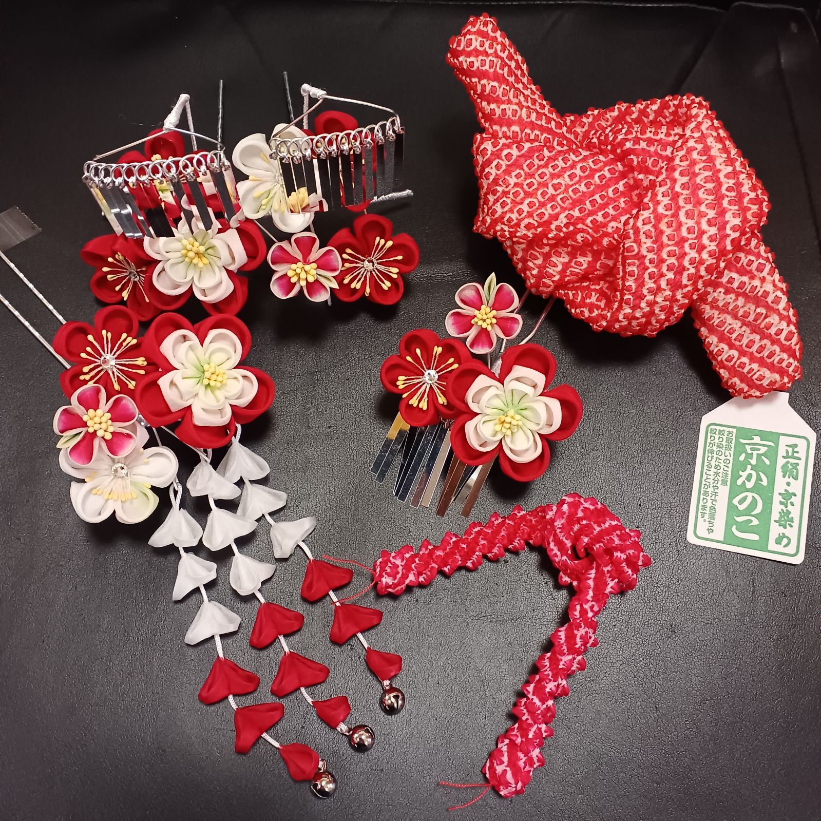 七五三 髪飾り 日本髪簪 勝山5点セット かのこ ちんころ 舞妓さんの