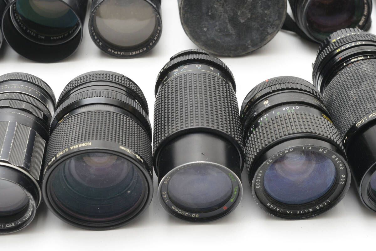 ☆まとめ売り☆ Canon PENTAX FUJINON MINOLTA 等 MFレンズジャンク